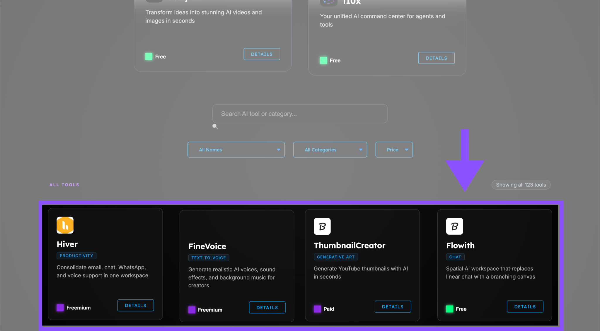 Top Organic Row Placement